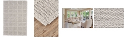 Simply Woven Oaklyn R0739 Ivory 5' x 8' Area Rug